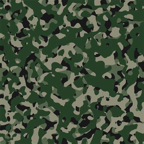 Patr N Sin Costuras Del Vector De Camuflaje Del Ej Rcito El Camuflaje