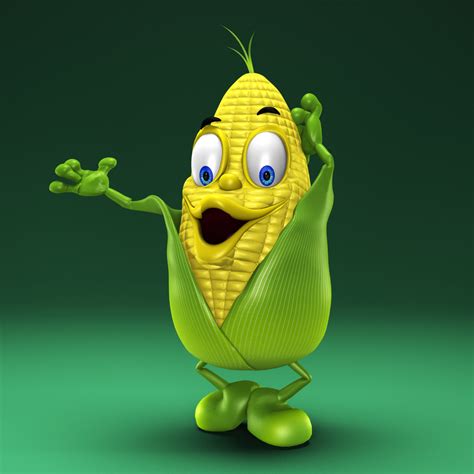 3d max cartoon maize