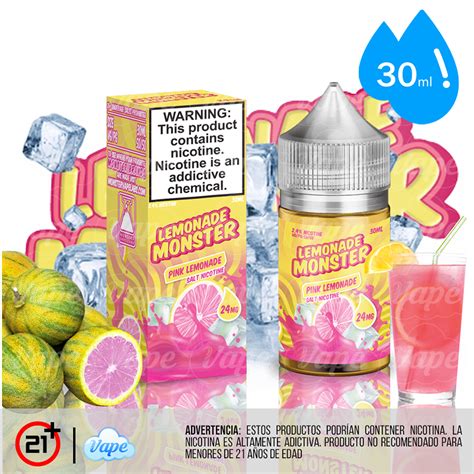 Lemonade Monster Salt Pink 30ml