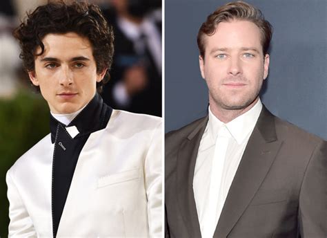 Timoth E Chalamet Reacts To His Call Me By Your Name Co Star Armie