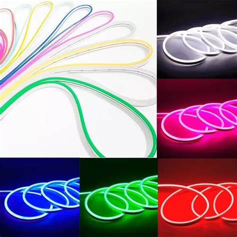 Fita Mangueira Led Neon Silicone M Flexivel V S Fonte Cor Da Luz