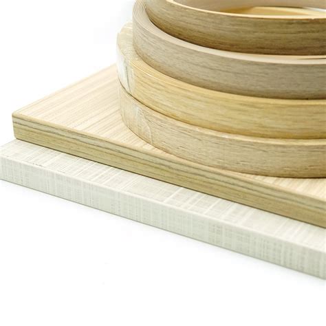 Furniture Accessories Wood Flexible PVC Plastic Strip Edging For MDF