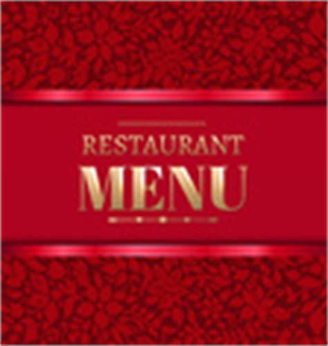 Red Restaurant Menu Royalty Free Vector Image - VectorStock