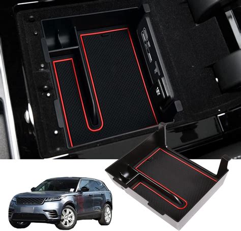 DIYUCAR Car Center Console Tray Armrest Storage Box For Land Rover