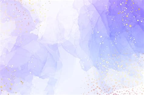 Fundo abstrato e luxuoso de aquarela líquida de lavanda pinceladas