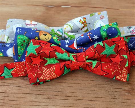 Kids Christmas Bow Tie Boys Holiday Bow Tie Bow Tie for - Etsy