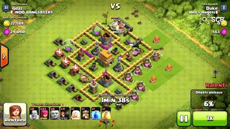 Tuto Clash Of Clans Attaque Type HDV 6 GDC 100 YouTube