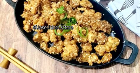 Resep Korean Honey Chicken Oleh Josephine Octora Wanda Cookpad