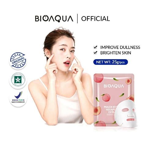 Jual Bioaqua Sheet Mask G New Varian Shopee Indonesia