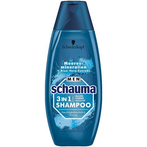 Schauma Men 3in1 Szampon do Włosów Morskie Minerały Aloes 400ML