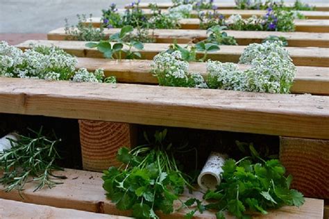 25 Ways Of How To Use Pallets In Your Garden