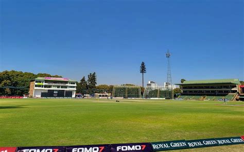 Harare Sports Club Pitch Report For Ind Vs Zim Rd T I Cricket One