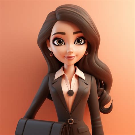 Premium Photo 3d Rendering Of A Businesswoman