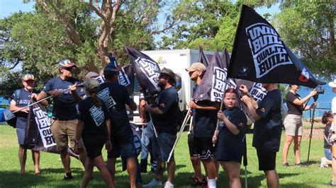 Nt Firefighters Protest Long Pay Dispute At Darwin May Day March Nt News