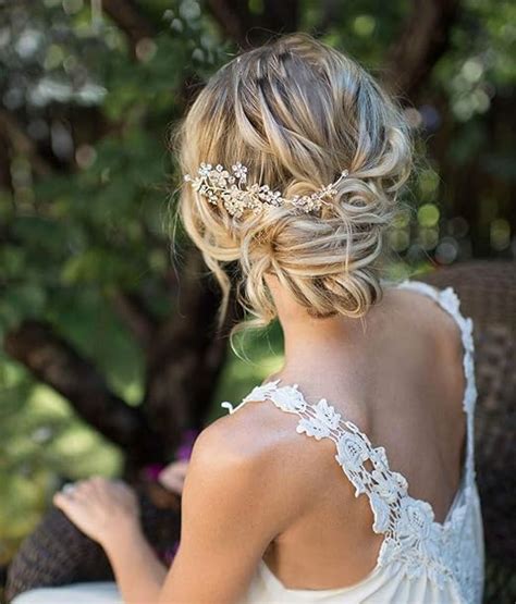 Unicra Braut Hochzeit Haarkamm Silber Blume Haar Zubeh R Kristall Braut