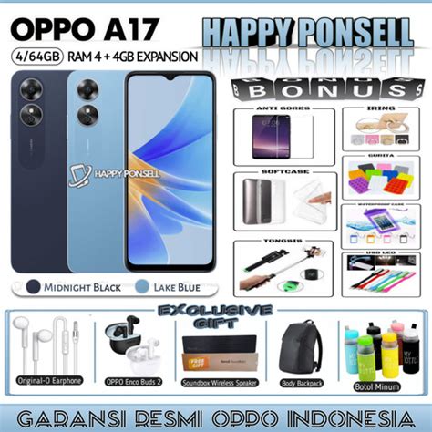 Promo OPPO A17 4 64 GB RAM 4 4GB Ekspansion A 17 3 32 GB GARANSI