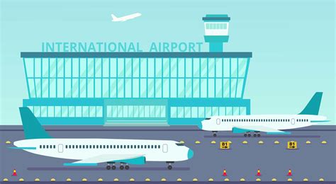 Airport Vector Art Icons And Graphics For Free Download