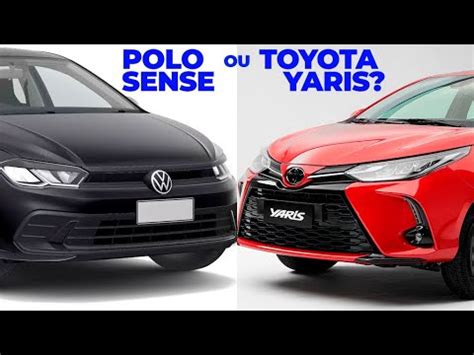 VW POLO SENSE OU TOYOTA YARIS XL ANALISAMOS QUAL É O MELHOR HATCH