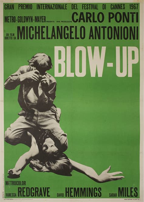 Blow Up Original 1967 Italian Due Fogli Movie Poster Posteritati