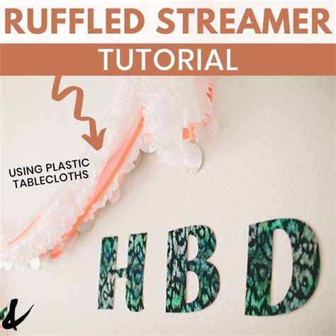 Diy Ruffled Streamers Diy Ruffle Festive Party Decorations Streamers