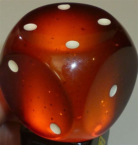 Bakelite Dice Cm W Rfel Ddr Bakelit Catalin Orange Braun Milchig