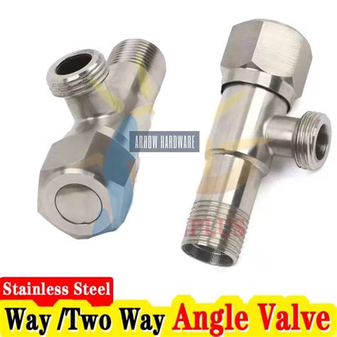 Low Price Best Stainless Steel 304 （one Way Angle Valve）two Way Angle Valve 12x 12 Cod