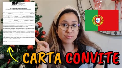 TUDO sobre CARTA CONVITE para entrar em PORTUGAL Principais DÚVIDAS e