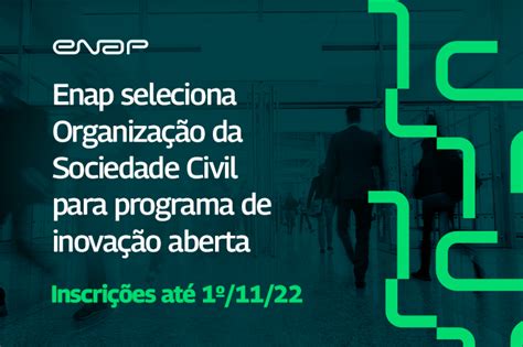 Enap seleciona organização da sociedade civil para programa de inovação