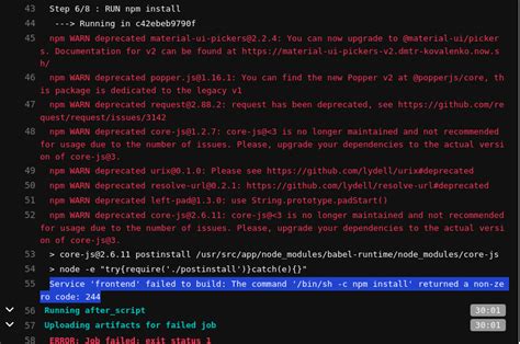 Node Js How To Fix Npm Install Failed In Docker Stack Overflow