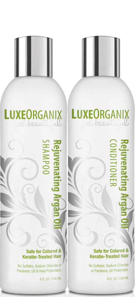 Moroccan Argan Oil Shampoo And Conditioner Set Luxeorganix Healthy Hair