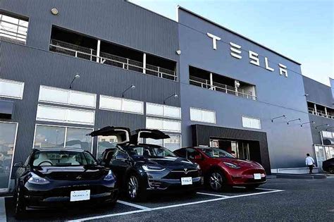 Teslas Largest Japanese Sales Outlet Opens In Chiba Near Tokyo The