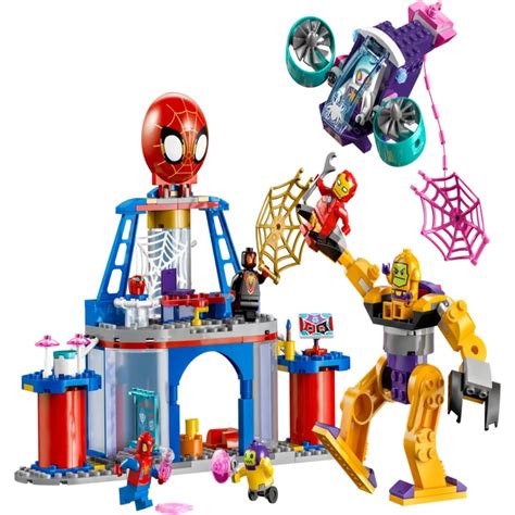 Lego 10794 Spidey Team Spidey Web Spinner Headquarters 193 Pieces — Toycra