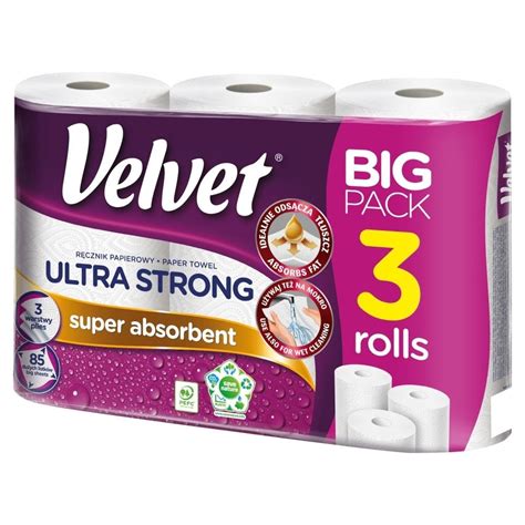 Velvet Ultra Strong R Cznik Papierowy Rolki Zakupy Online Z Dostaw