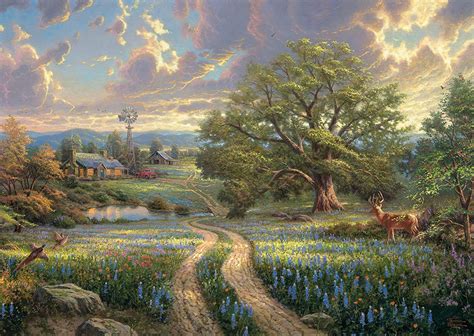 Pq Puzzle El Thomas Kinkade Ycie Na Wsi Sklep Gryplanszowe Pl