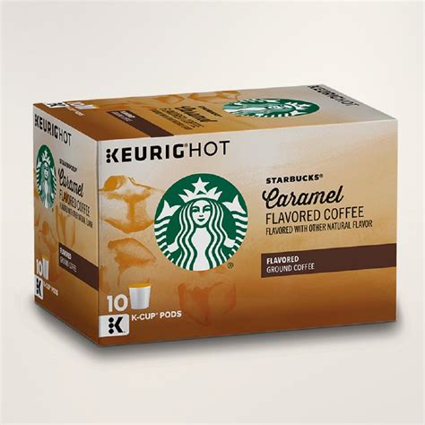 Buy Starbucks Caramel Flavoured Coffee K Cup Pods Count Online At