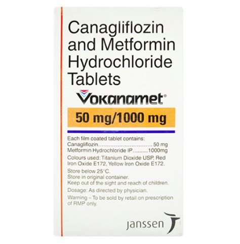 Buy Generic Invokamet 50mg1000mg Tablets Canagliflozin And Metformin