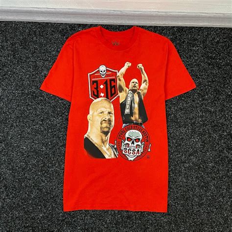 Streetwear × Wwe × Wwf Wwe Stone Cold Steve Austin 316 Scsa T Shirt