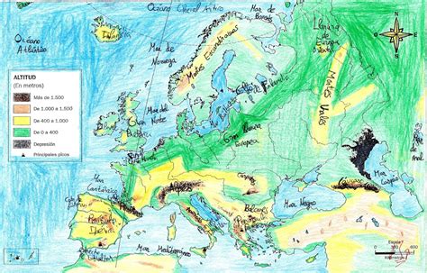 Mapa De Europa Mapa Fisico Kulturaupice Porn Sex Picture