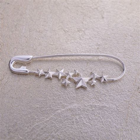 Silver Star Cluster Pin By Lily Charmed