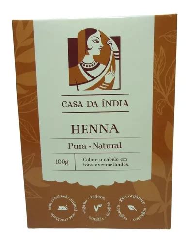 Henna Natural Original Leg Tima Pura Indiana Casa Da Ndia