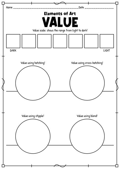 19 7 Elements Of Art Worksheets Free Pdf At