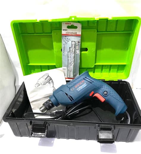 Jual Mesin Bor Tangan Listrik Gbm Bosch Paket Toolbox Mata Bor