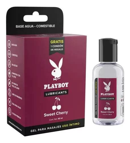 Lubricante Comestible Playboy Sabor Cereza Base Agua Ml Mercadolibre