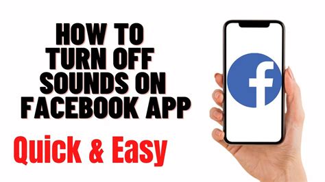 How To Turn Off Sounds On Facebook App Youtube