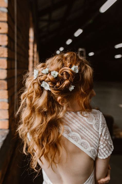 The Urban Boho Bride A Stunning Copper Leaf Blush Greenery Wedding