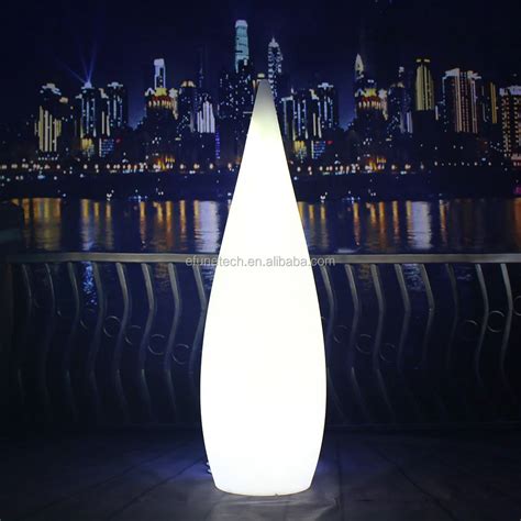 Portable Battery Operated Waterproof Plastic Free Standing Led Outdoor