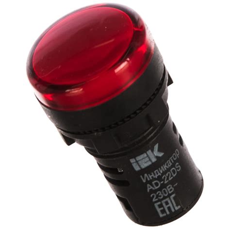 Светосигнальная арматура IEK AD-22DS 240В красная ИЭК BLS10-ADDS-230 ...