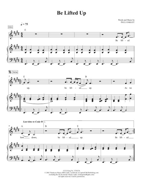 Be Lifted Up Arr Travis J Gandy By Paul Oakley Sheet Music For