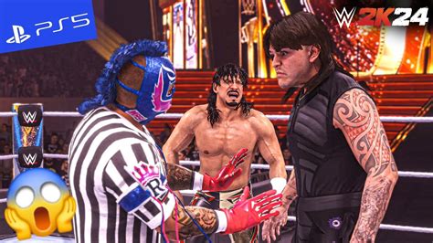 Wwe 2k24 Dominik Mysterio Vs Eddie Guerrero W Special Guest Referee Rey Mysterio Ps5