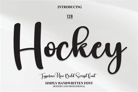 Hockey Font By Andikastudio · Creative Fabrica